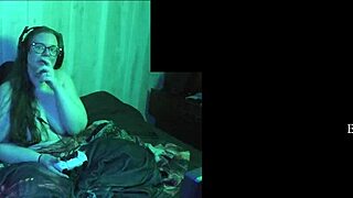 Naked Brunette Plays Deadspace Part 6