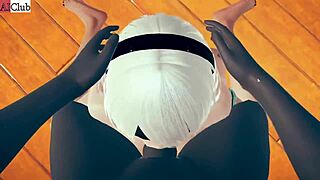 Hentai girl HAS MISSIONARY SEX WITH MONSTER COCK, her big ass and tits involved