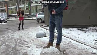 Taiss Gets Picked Up for Hardcore Close-Up Action in Heels