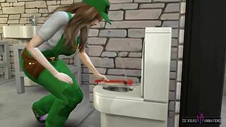Plumber charges clients for work in hot animations