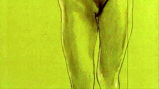 Vintage Erotic Art Unveils Raw Sensual Scenes