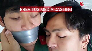 Tricked! Police & Soldier Bound for Intense Gay Sex in Casting.