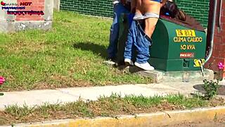 whore danna hot begs two guys for street banging