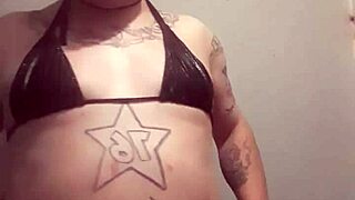 This Sexy Shemale Sissy Is Posing Solo And Teasing With Her Body.