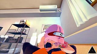 SAKURA AND NARUTO FUCK IN ANIME