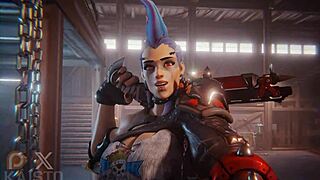 Junker Queen Dominates Thief with Her Big Assets