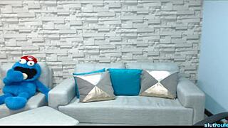 Niley Teasing With Her Huge Natural Tits On Webcam