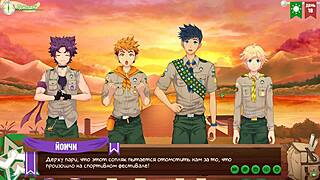 Game friends camp episode 22 with Russian voice acting plan.