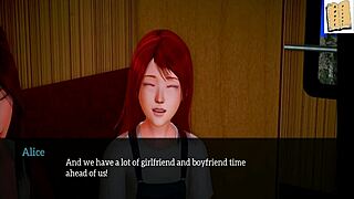 My new family episode 112 with small tits teen in hentai style