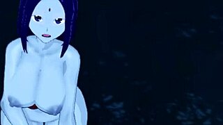 raven horny big thighs joi and facial in dark forest teen titans?