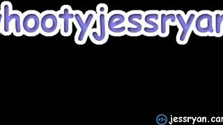 Camgirl Jess Ryan handles huge black cock with dirty talk