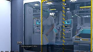 Stranded in space, waking up to good news with cute teen