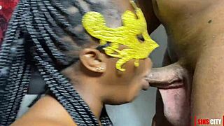 Ebony Milf Gives Best Blowjob Ever