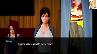 My new family episode 112 with small tits teen in hentai style