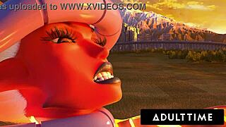 Futa sentai squad delivers facials and creampies with big dick robots.