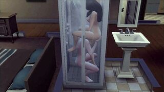 perra follando con su hermanastro in the sims 4, so hot