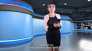 Prankster Shoots Cum On Reporter's Face Live On Air!