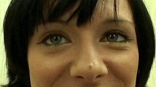 Double penetration hints at intense anal and blowjob action.