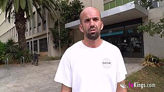 Dude introduces us to her sexy italian student friend and fucks her for us