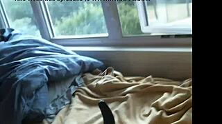 cute girl shows her pussy with a dildo on webcam