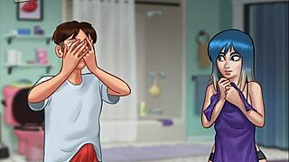 Summertime Saga Episode 64 with anime characters and big tits