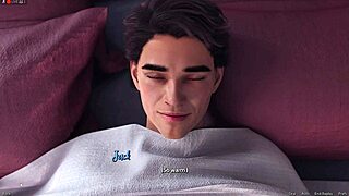 Wow, Emily looks so fresh in the morning cartoon scene!