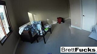 Busty blonde pornstar brett rossi masturbates while teasing nude in her motel room