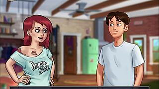 Summertime Saga Episode 64 with anime characters and big tits