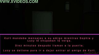 a friend's visit leads to wife cheating with husband's friend sub español