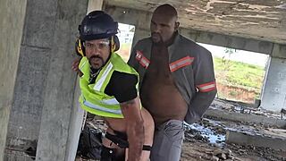 After everyone left, I watched the workers fuck shamelessly in the construction building