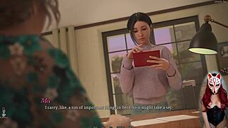 Dreamland episode 13 features fishnet and corset costumes in this porn game