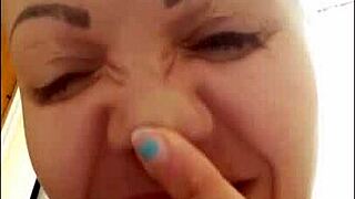 Stockings On Face Create Pig Nose Look