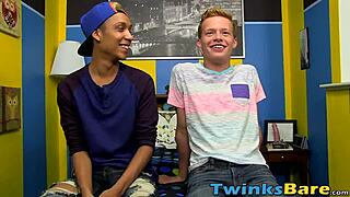 Andrew Brenton fucks adorable Billy's skinny ass with monster cock