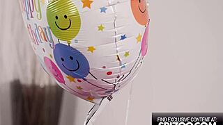 Feel the passion as Jenna Foxx and Sonia Harcourt celebrate a hot lesbian birthday with intense licking and face sitting