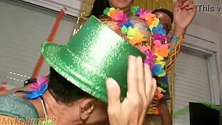 Myke Brazil And Millena Gomes Enjoy Anal Sex At Carnival