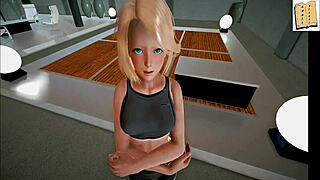 My new family game with blonde teen 😊