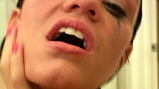 additional tongue shower in the softcore scene