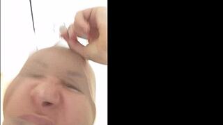 Stockings On Face Create Pig Nose Look