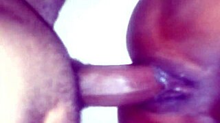 Feeling the thrill of that big black cock inside