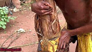 Ever tried fucking with a huge cucumber like this?