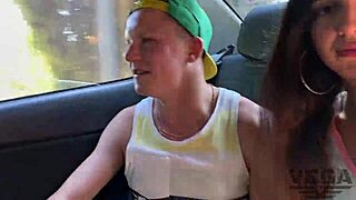 Teen widow lures three guys to fuck her ass and pussy in haunted house