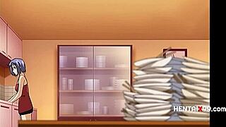 Crashing girls scissoring intensely in hardcore threesome with big tits and asses