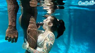 Hot Teen 18+ Amateur Drilled By BBC Underwater In Wild Action!