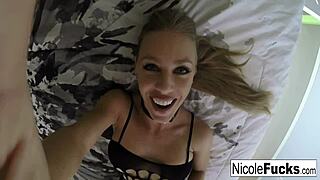 Wanna see hot nicole masturbating her big tits and pussy?