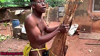 Ever tried fucking with a huge cucumber like this?