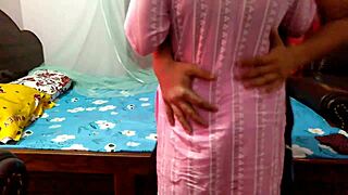 indian neighbor gets wild in homemade fun