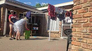 Cuckold Man Watches Me Pound His Wife Outdoors