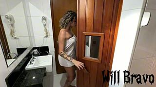 Sabrina Prezotte Fucks Hard in Motel Pool