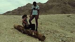 During A Morning Hike, They Remove The Condom For Creampie