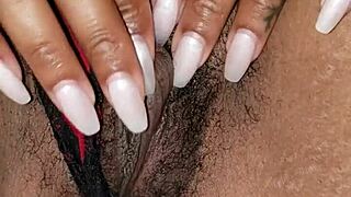 Puerto Rican girl soaks panties with wet pussy!